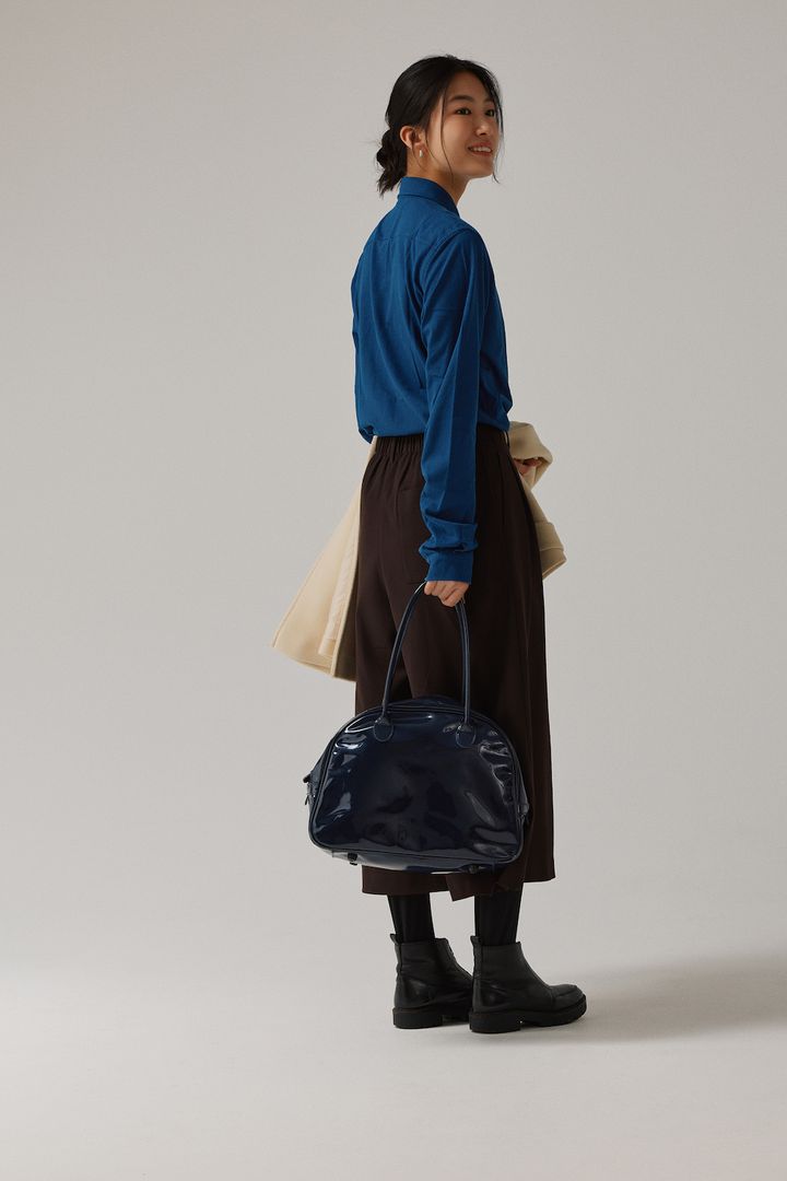 冬のポロシャツはブーツで締める！大人っぽく見せる着こなし術【FUDGE FRIEND おしゃれさんの毎日コーディネート vol.636｜ 栁沼芽以】