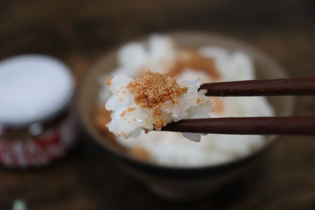 ダイソー ごはんとまらんらん 明太子 味