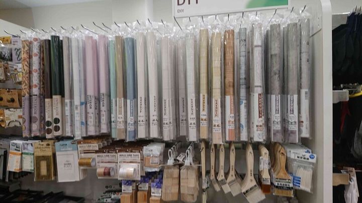 セリアの「リメイクシート」の売り場