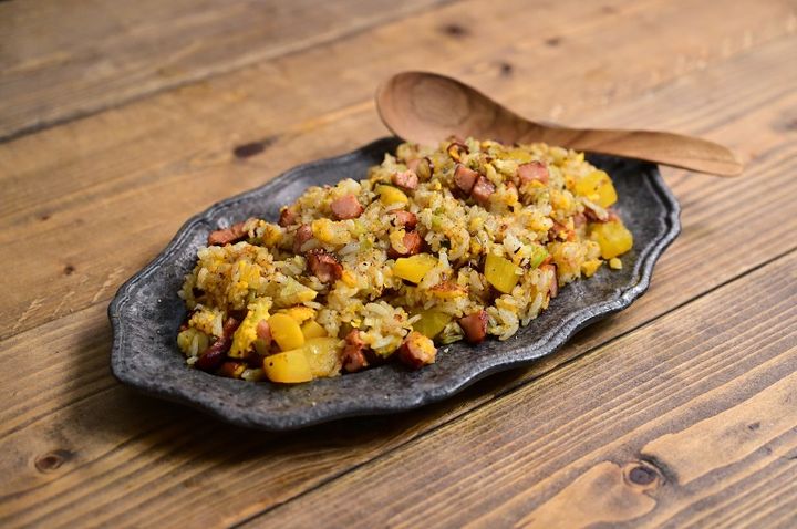 たくあんと焼き豚の炒飯(チャーハン) 