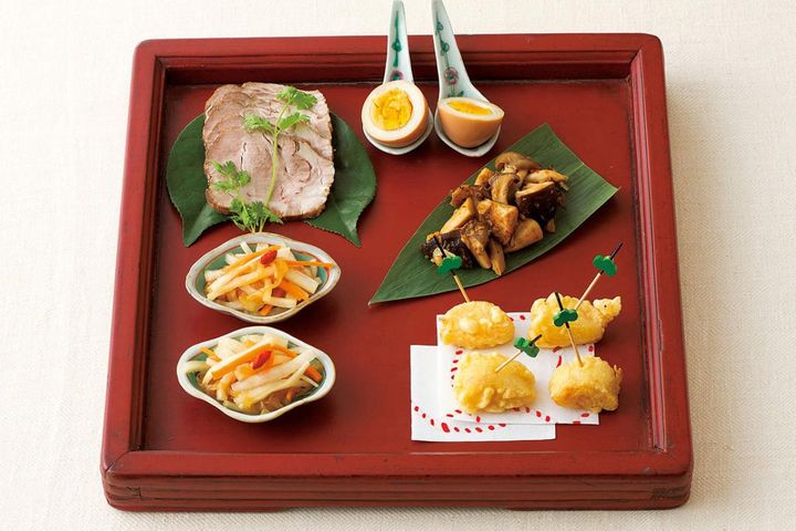 【堀江家の中華風おせち】おつまみにもなる、おもてなし4品を簡単手作り