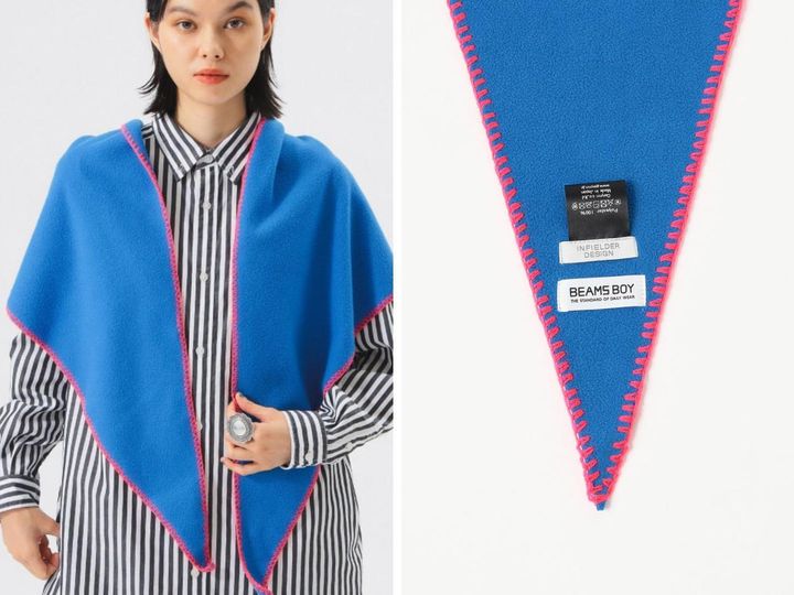 画像: 「【別注】フリース マフラー」￥6,930【インフィールダー デザイン】 出典：ビームス ボーイ