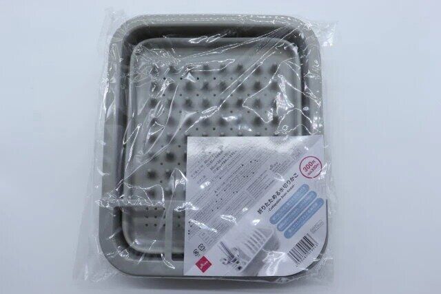 ダイソー 折りたためる水切りかご（30cm×25cm） パッケージ