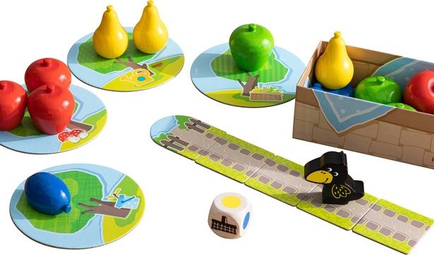 『はじめてのゲーム・果樹園』 果物などの駒 すごろくや
