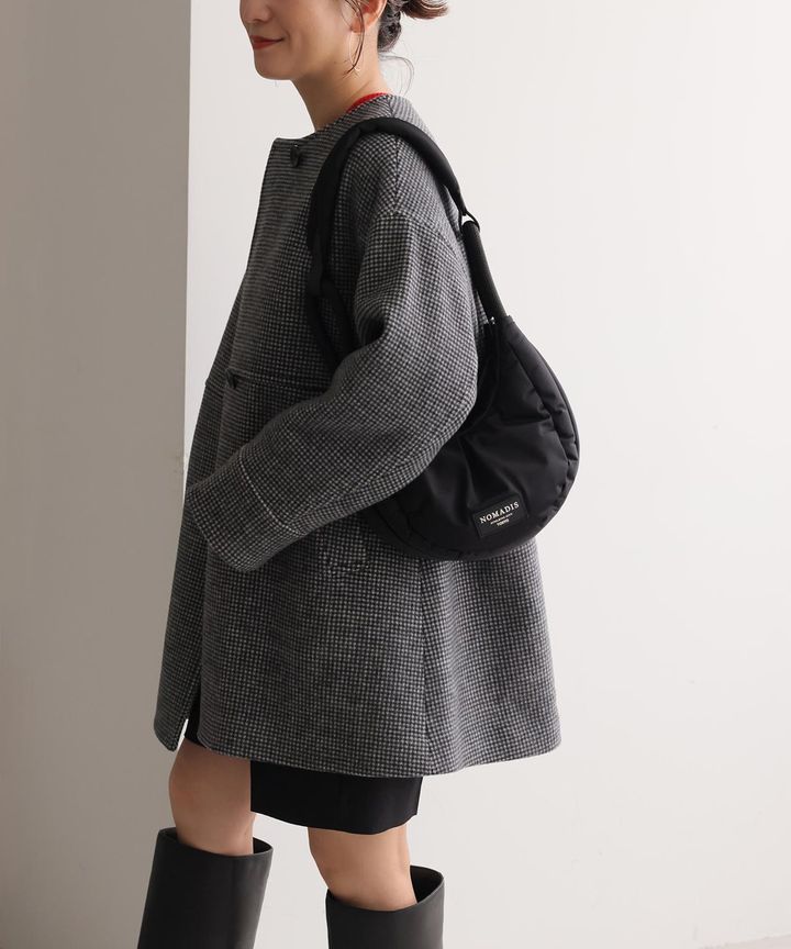 画像: 「スーパー140ビーバーノーカラーミドルコート」￥38,500 出典：ジャーナル スタンダード