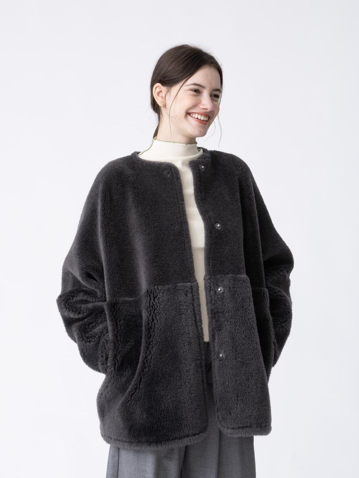 画像: 「ウール ボア ジャケット」￥58,300 出典：RHC ロンハーマン