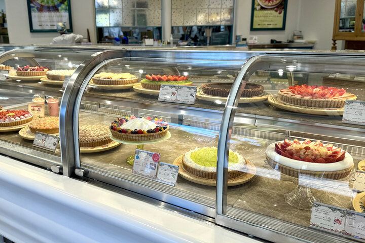 東京ドームシティの「キル フェ ボン」で、クリームたっぷりのフルーツタルトを満喫