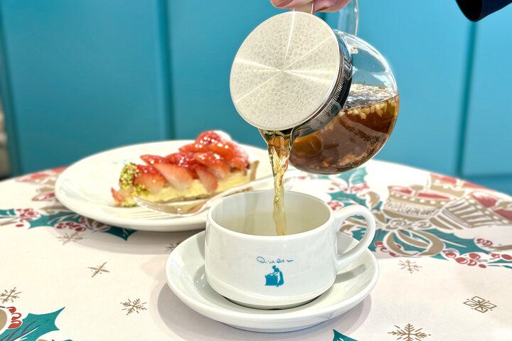 東京ドームシティの「キル フェ ボン」で、クリームたっぷりのフルーツタルトを満喫