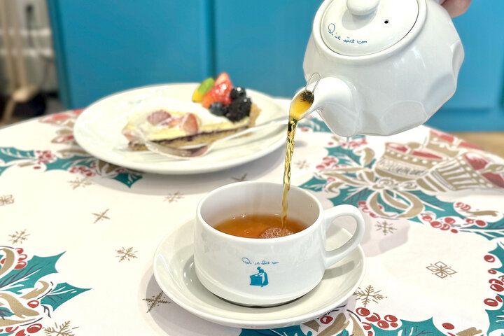 東京ドームシティの「キル フェ ボン」で、クリームたっぷりのフルーツタルトを満喫