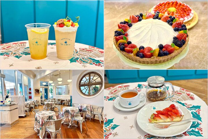 東京ドームシティの「キル フェ ボン」で、クリームたっぷりのフルーツタルトを満喫