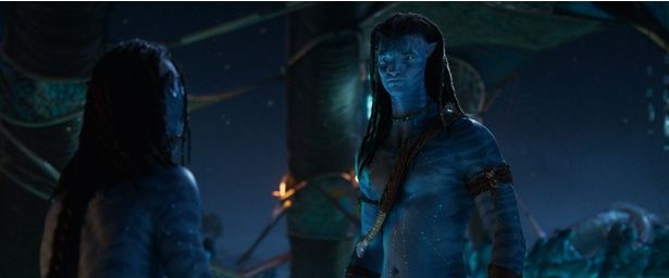 第1作からジェイク役を演じるサム・ワーシントンに、パフォーマンスキャプチャでの演技についてアドバイスをもらったそう [c] 2025 20th Century Studios. All Rights Reserved.