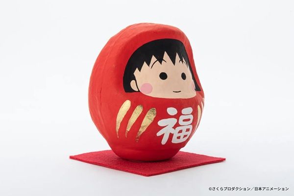「ちびまる子ちゃん 高崎だるま」発売！高さ9cm、手作りならではの温かみある風合いに