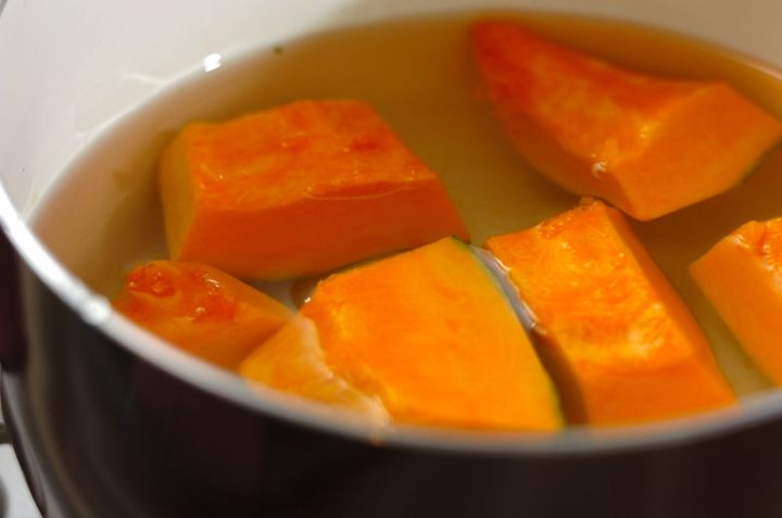 カボチャの煮物の作り方1