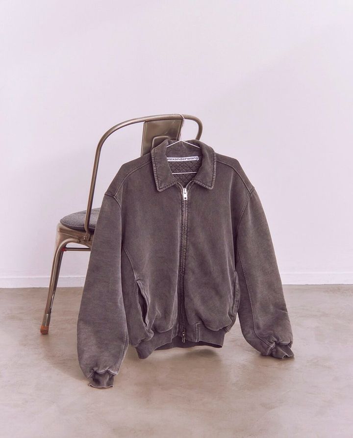 ブラックデニムブルゾン