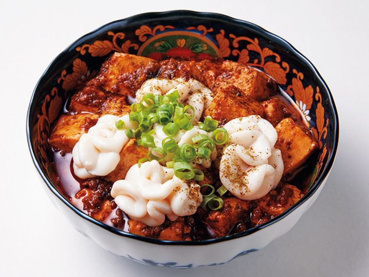 恵比寿『La Shisen』の「鱈白子麻婆豆腐」