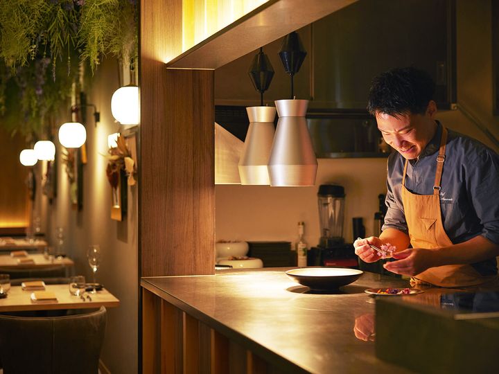 白金高輪『Sillage』の内観