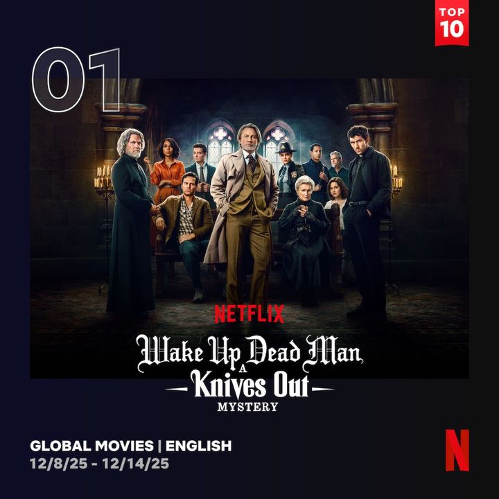 ダニエル・クレイグ主演の人気探偵シリーズ続編がNetflix TOP10 グローバル1位＆日本3位！
