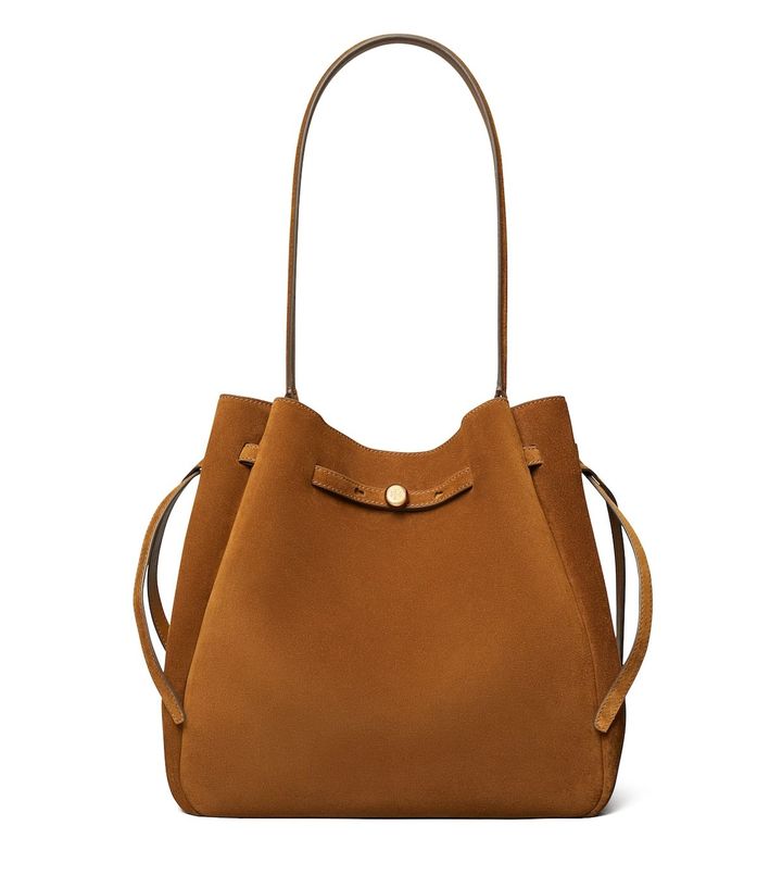 ロミー ラージ バケットバッグ ￥93,500／TORY BURCH（トリー バーチ ジャパン 0120-705-710）