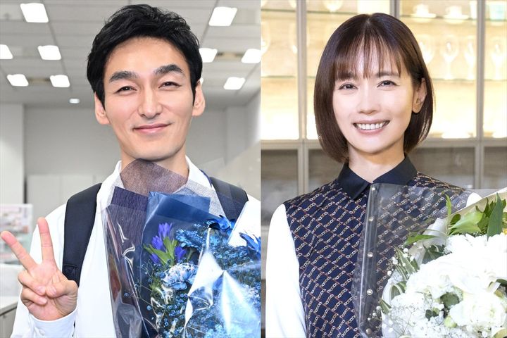 『終幕のロンド －もう二度と、会えないあなたに－』、草なぎ剛と中村ゆりがクランクアップ （C）カンテレ width=