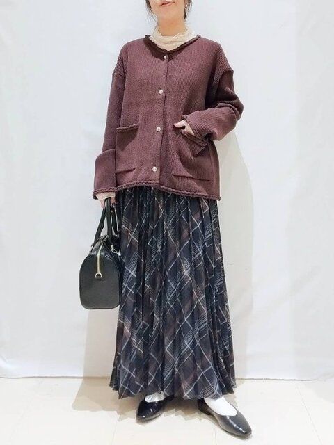 グローバルワークのモールニットカーディガン