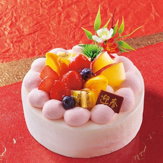 シャトレーゼの2026 HAPPY NEW YEAR デコレーション14cm