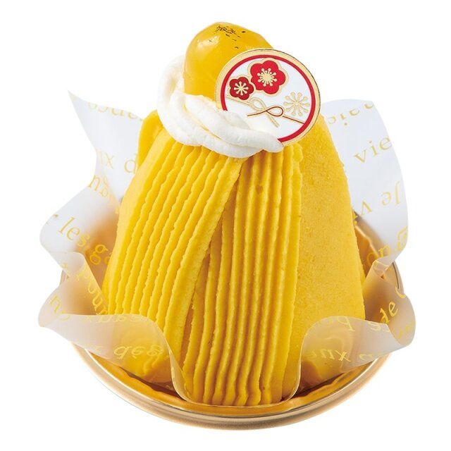 シャトレーゼの賀正ケーキ 栗きんとんモンブラン