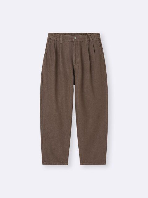 2025gu大人女性おすすめデニムキャロットパンツ