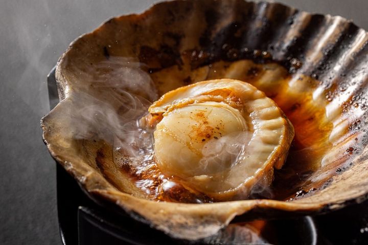 ほたてのバター焼き レモン醤油