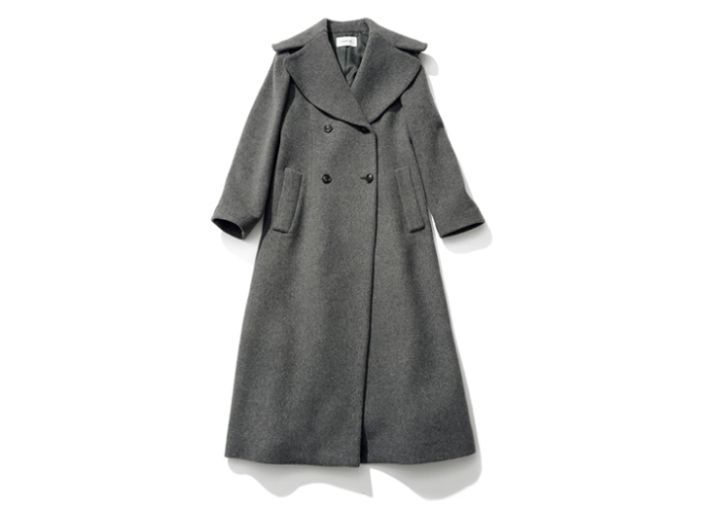 ビッグカラーウールコート