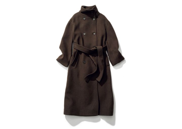 スタンドカラーコート