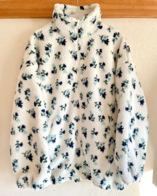 しまむらのコバナJQボアブルゾンを着たコーデ