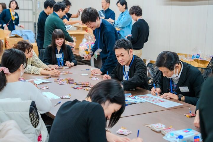 従業員によるボランティア参加風景