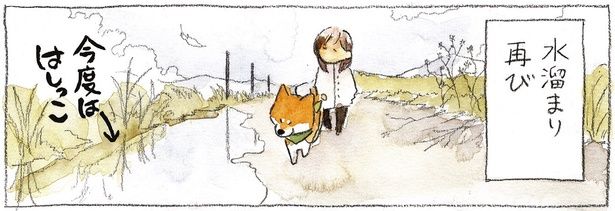 水溜まり再び （C）犬山スケッチ／KADOKAWA