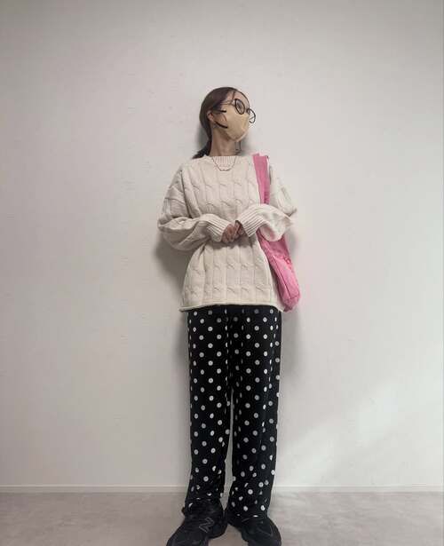 しまむらのアイボリーニット2