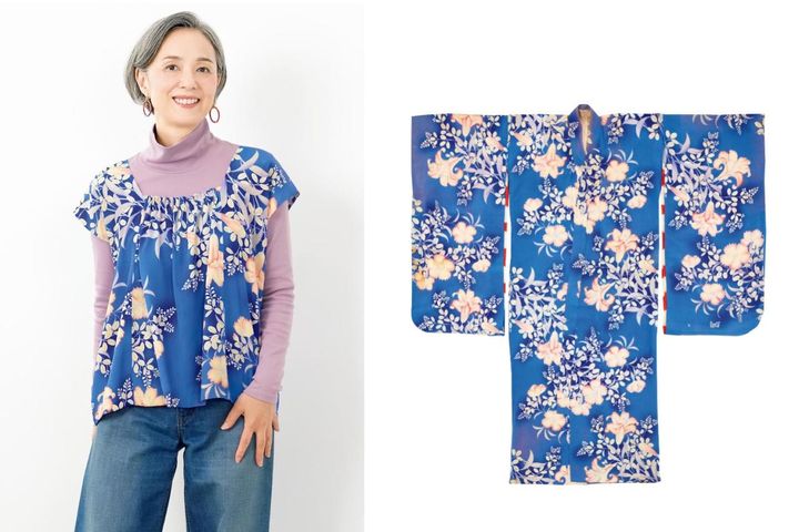 たんすに眠る着物がおしゃれなセットアップに！【着物リメイク】の簡単アイデア