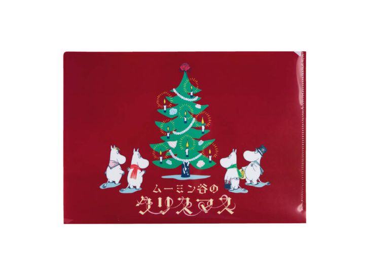 クリアファイル ムーミン谷のクリスマス￥440