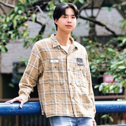 「チェックシャツを主役に」元smartモデル・岩下幸平が語る、男っぽさを軸にした私服バランス