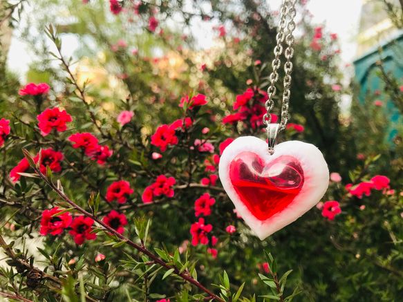 即納可！真・惚れ薬ネックレス(Red)/地雷系/ゆめかわ/ロリータ/量産型/原宿系/ファンシー/ファンタジー 2枚目の画像