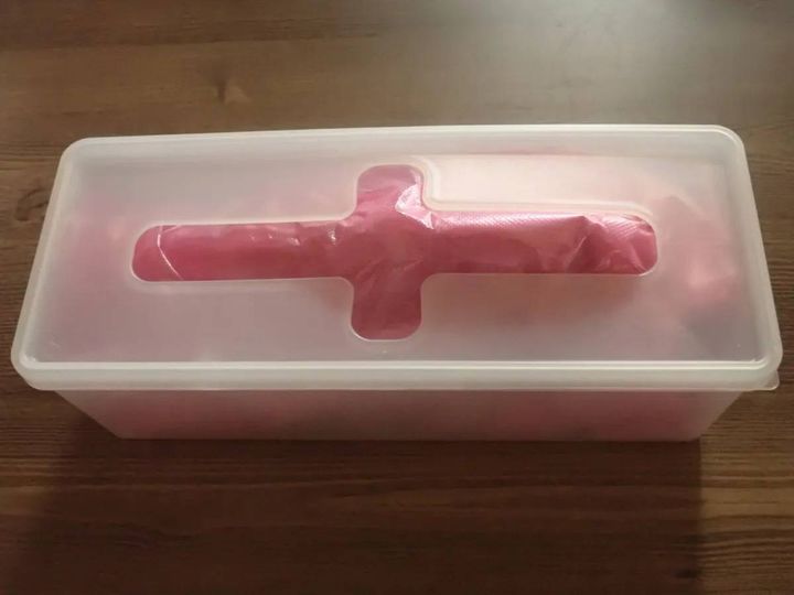 DAISO(ダイソー)：プルアウトボックスロングクリアー