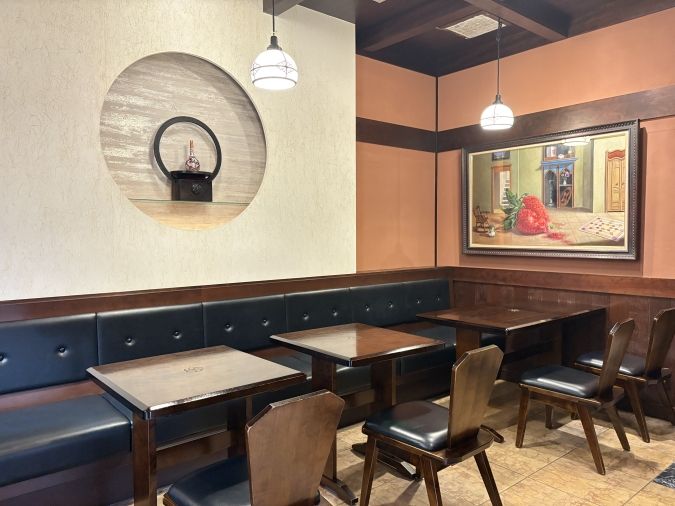 笠乃家 店内 テーブル席