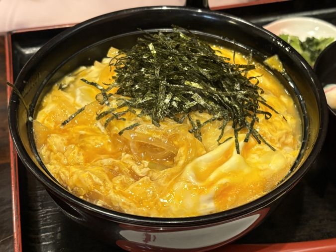 笠乃家 玉子丼 アップ