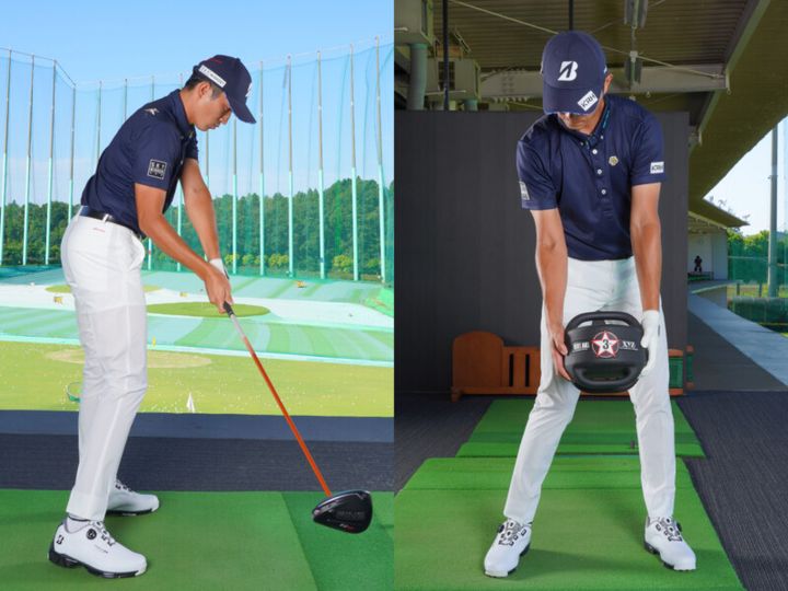 両ヒジを締めるだけ飛距離アップ！男子プロが方法をレッスン