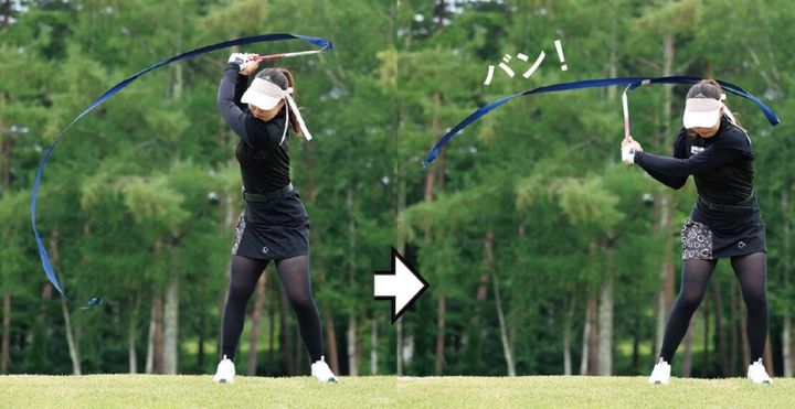 女性コーチが“タメの作り方”を解説！ドライバーの飛距離を伸ばす方法