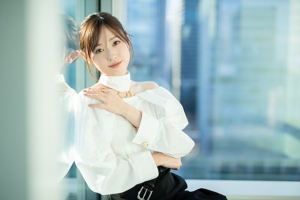 映画『楓』で福士蒼汰さんとW主演を務めた福原遥さん 撮影＝小嶋淑子