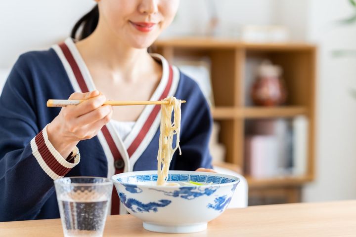 ラーメンを食べるときに鼻水が出る原因は？（画像はイメージ）