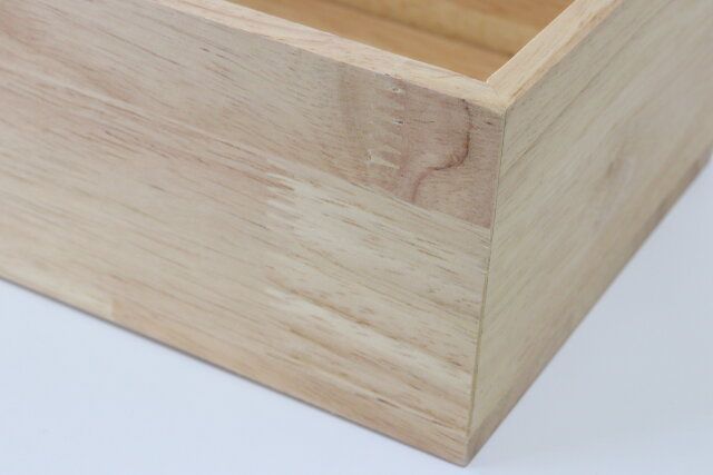 木製ティッシュボックス 素材