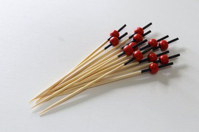 竹製ピックス（かんざし、12本）