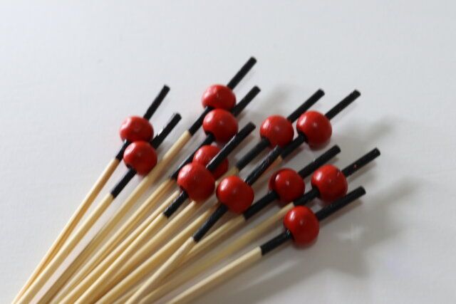 竹製ピックス（かんざし、12本） デザイン