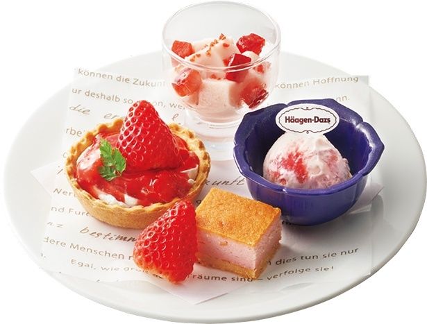 いちごのミニデザートアソート