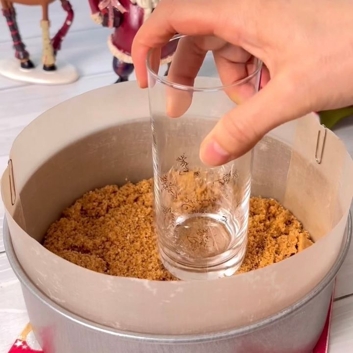 クリスマスレアチーズケーキ